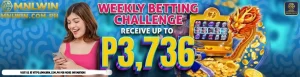 MNLWIN Weekly Betting Challenge Receive Up To P3,736