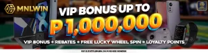 MNLWIN VIP Bonus Up To P1,000,000